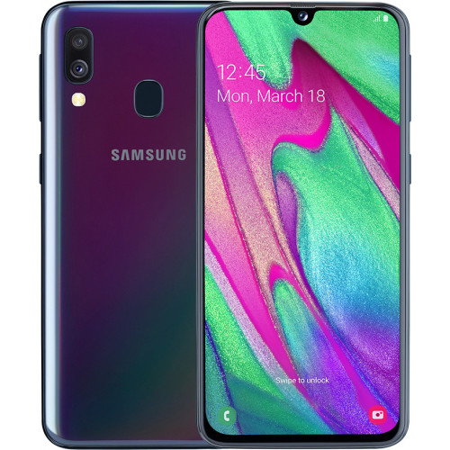 Samsung Galaxy A40 2019 SM-A405F 4 / 64GB Black (SM-A405FZKD)